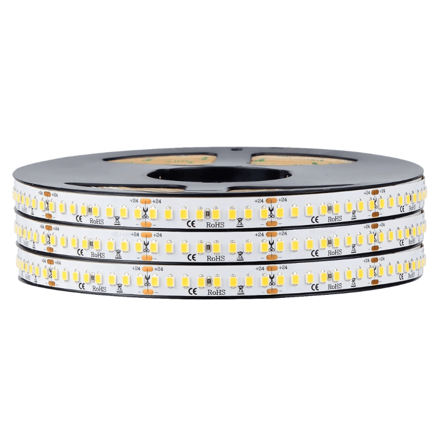 Cinta Led 24V 2835 10W/m IP20 120Led/m 6000K Luz Fría 5mt1