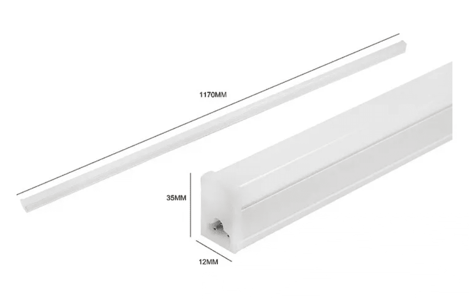 Tubo Led T5 18W 120cm 6500K Luz Fría Con base (VL-T5F120W-F)2