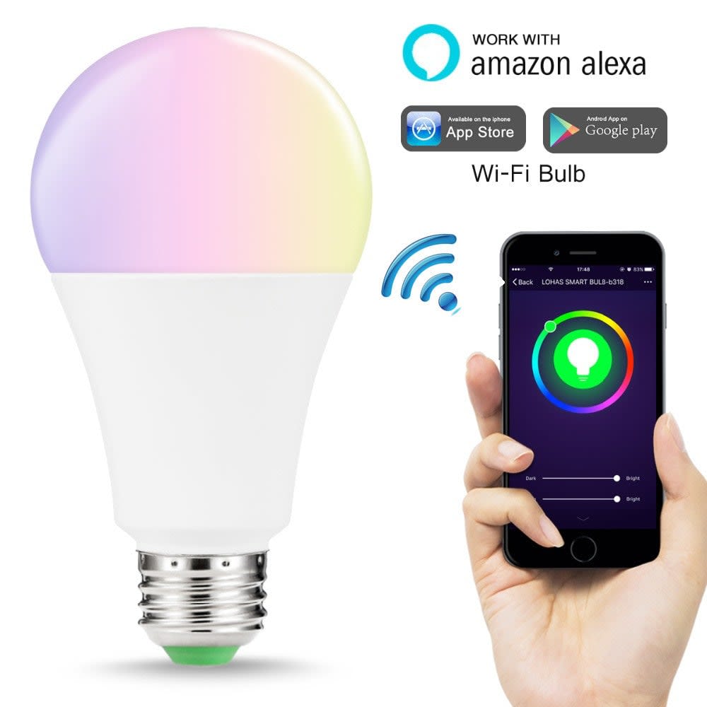 Ampolleta Smart Bright 10W RGB 2700K a 6500K E27 A60 WiFi Dimeable2