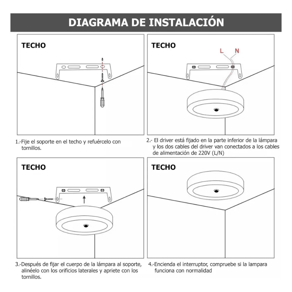 Panel Redondo Sobrepuesto Bio con Sensor de Movimiento 18W 3000K5