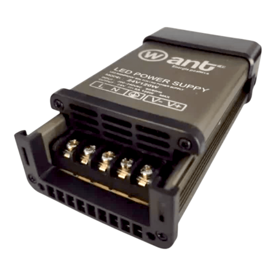 Fuente de Poder 24V 5A 120W IP40 (lluvia) (wt)3