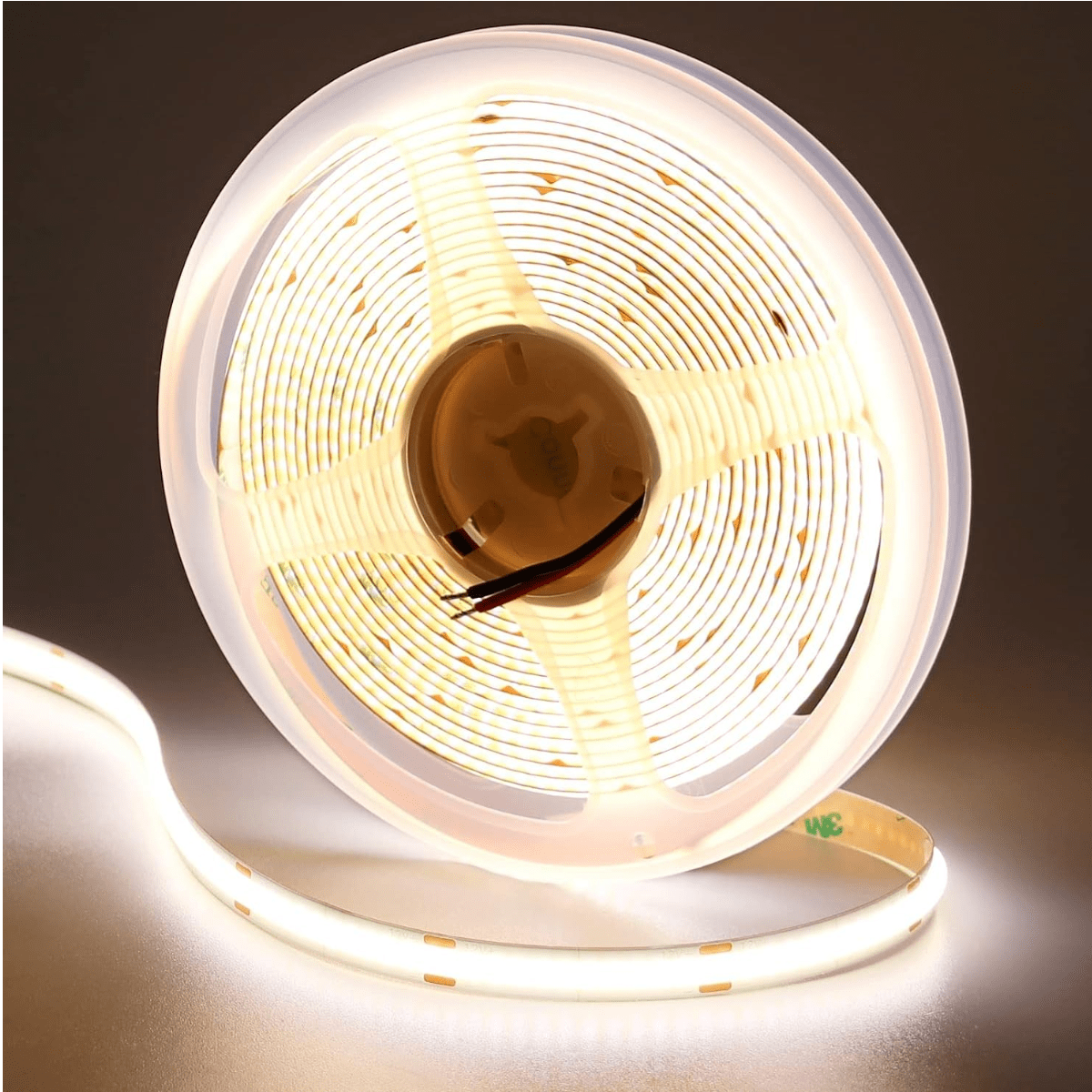 Cinta Led 24V COB 12W/m IP54 320Led/m 4000K Luz Neutra 10mt (kn)2