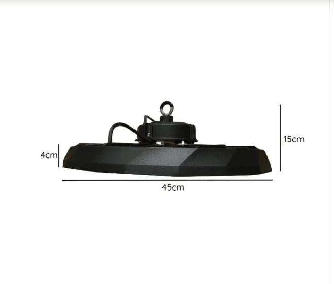 Campana Industrial UFO 300W Modelo Zeta 6000K Luz Fría3
