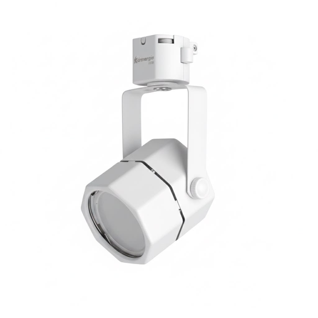 Foco Riel Monofásico para GU10 Blanco Hexagonal Naira (kn)1