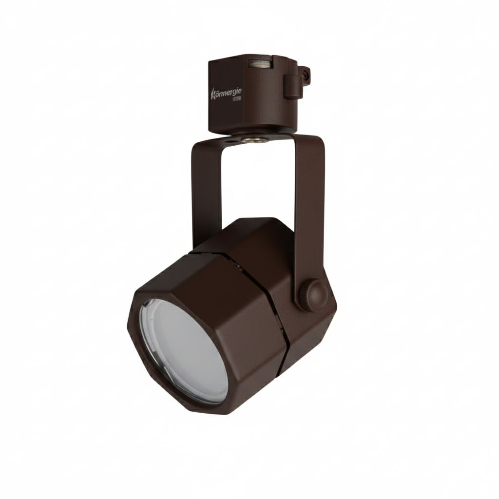 Foco Riel Monofásico para GU10 Negro Hexagonal Naira (kn)1