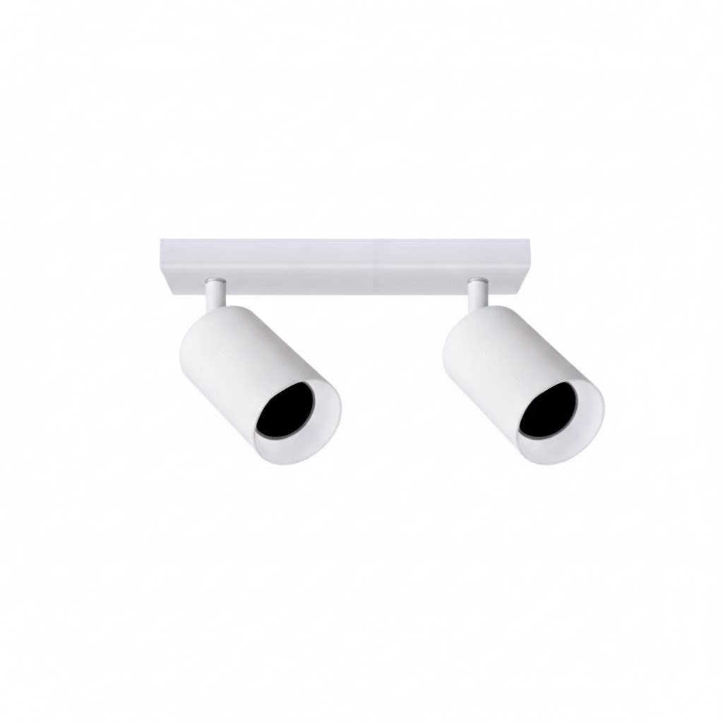 Apliqué Porta Ampolleta GU10 de 2 Focos Blanco 0