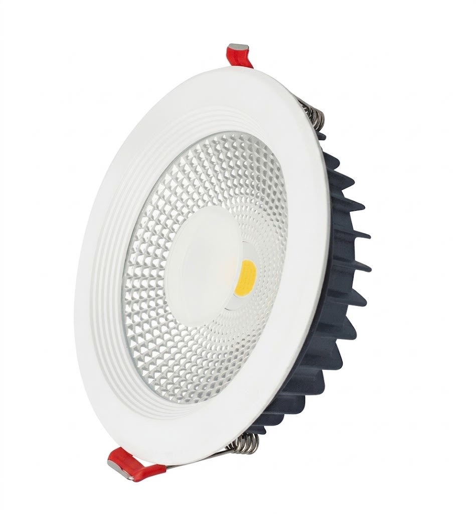 Foco Downlight 30W 3500K Luz Cálida Concéntrico Opal1
