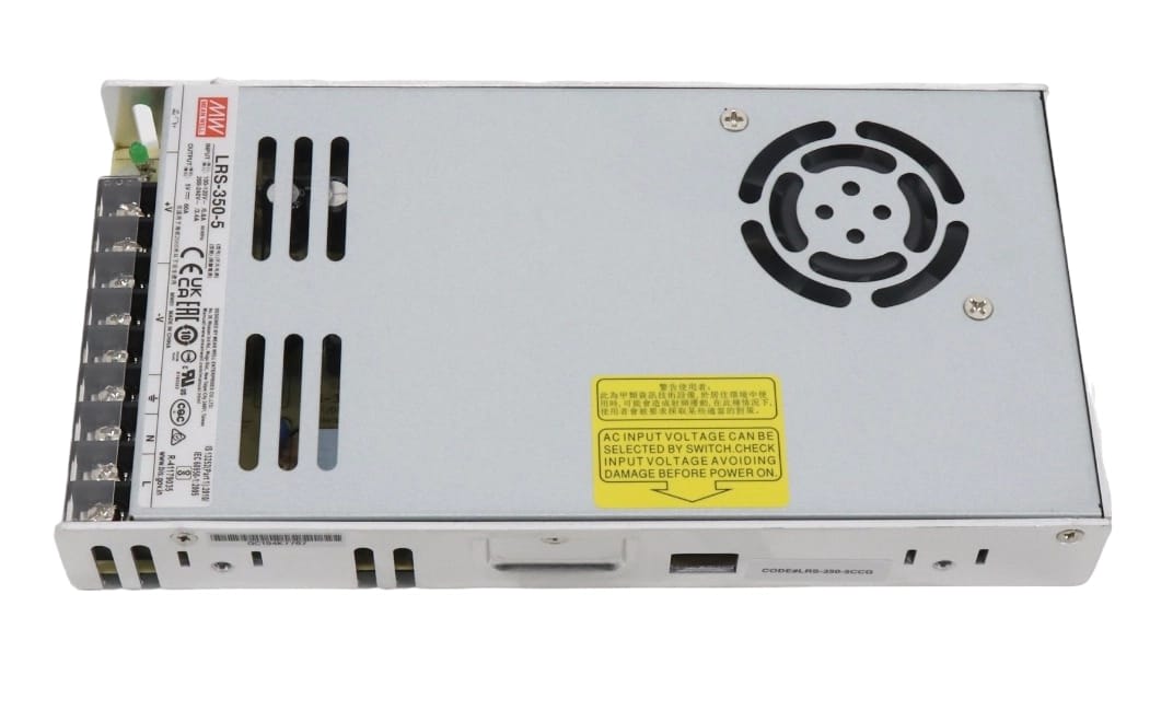 Fuente de Poder Mean Well 5V 60A 300W LRS-350-5 (215x115x30mm)3