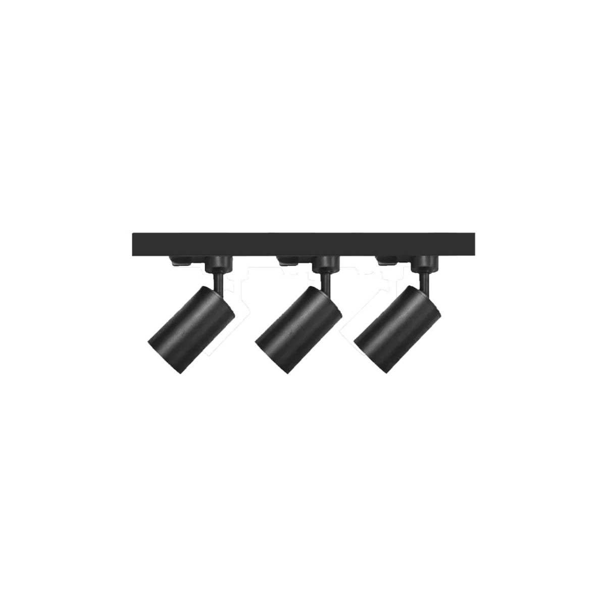 Riel Energizado Monofasico 220V 50cm Negro4