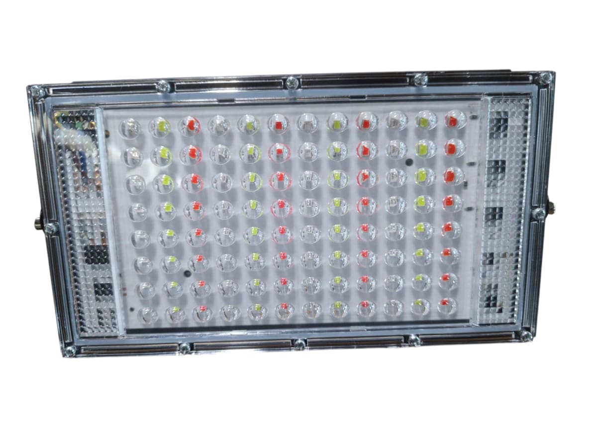 Proyector de Área 50W RGB Flat IP65 con Control Remoto2