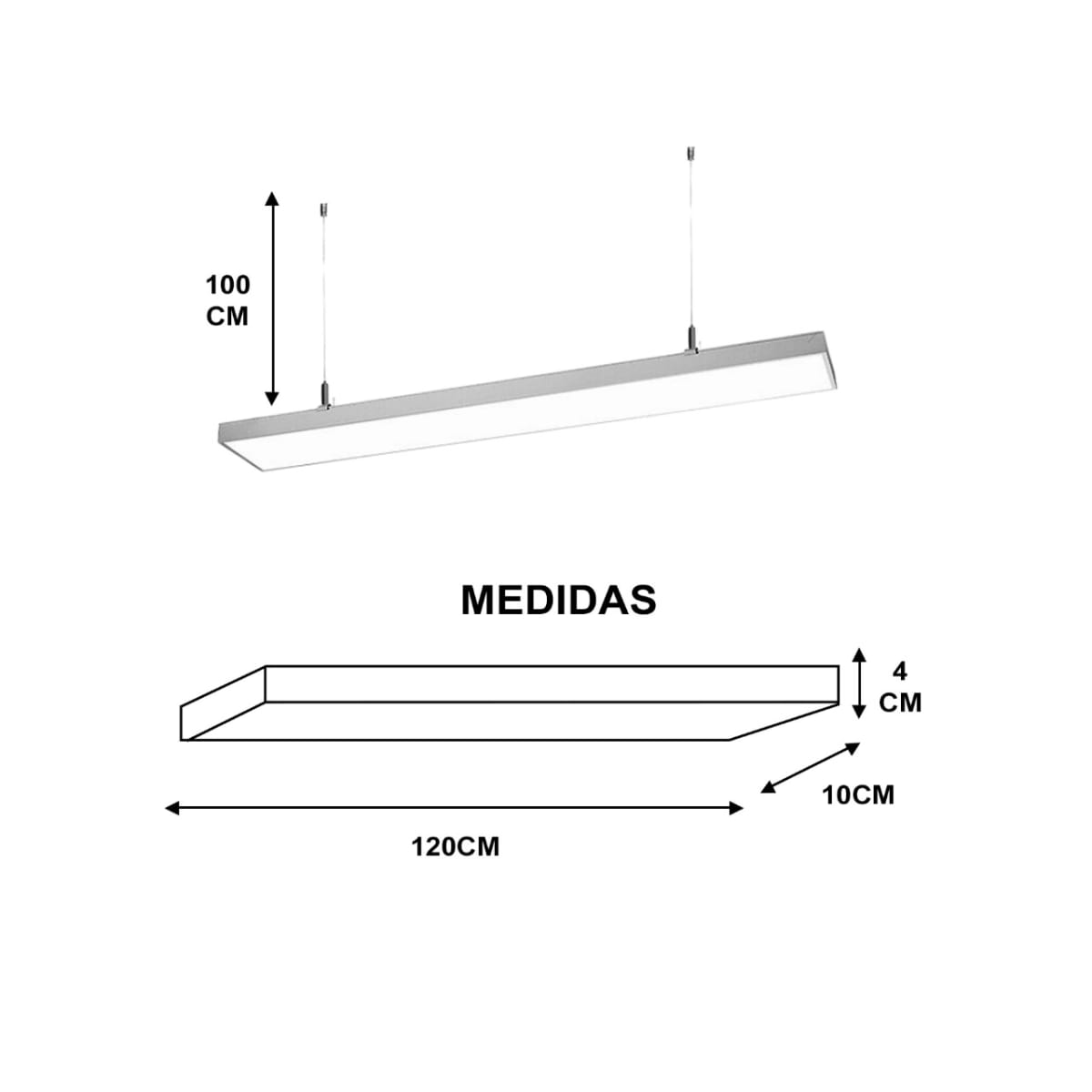 Lineal Led 220V 48W 4000K Luz Neutra Blanco (vm)2