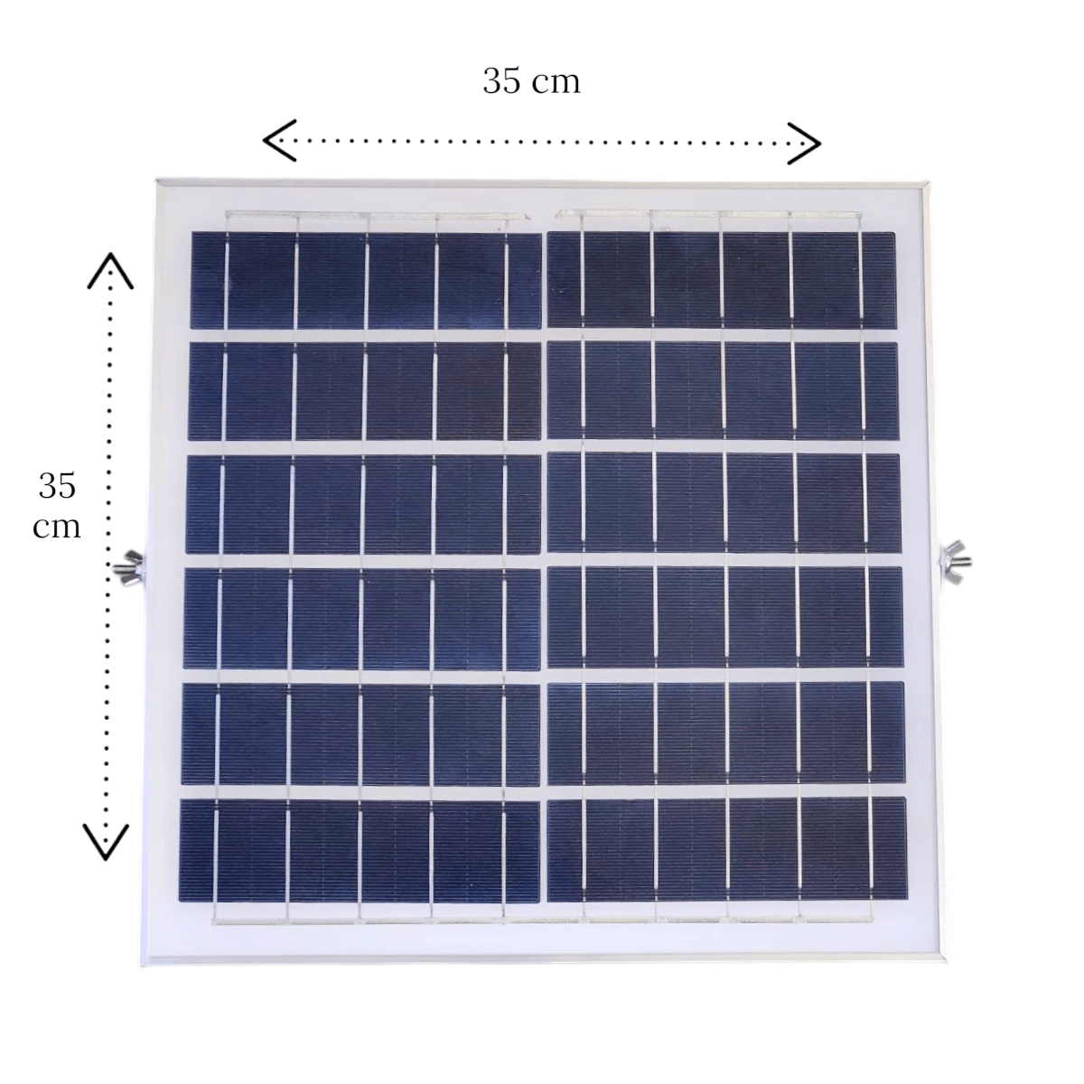 Proyector de Área 150W 6500K Luz Fría Panel Solar independiente 3,2V 4x10Ah5