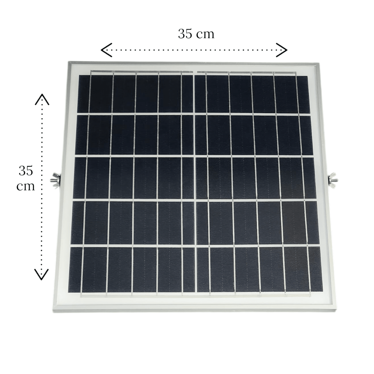 Proyector de Área 120W 6500K Luz Fría con Panel Solar independiente 3,2V 2x5000mAh5
