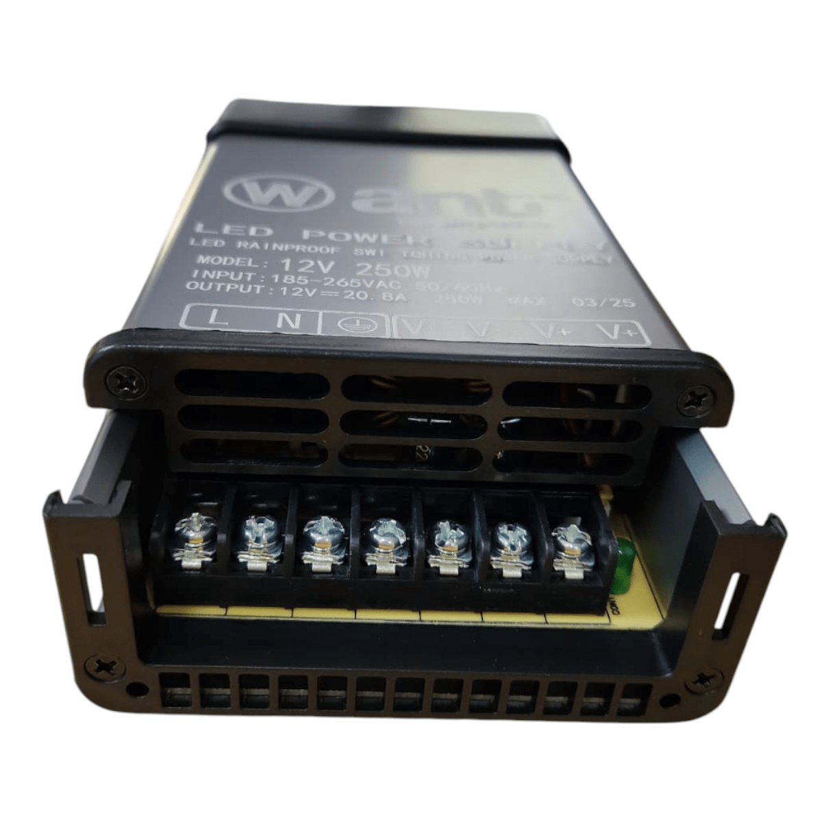 Fuente de Poder 12V 20A 250W IP44 (wt)3