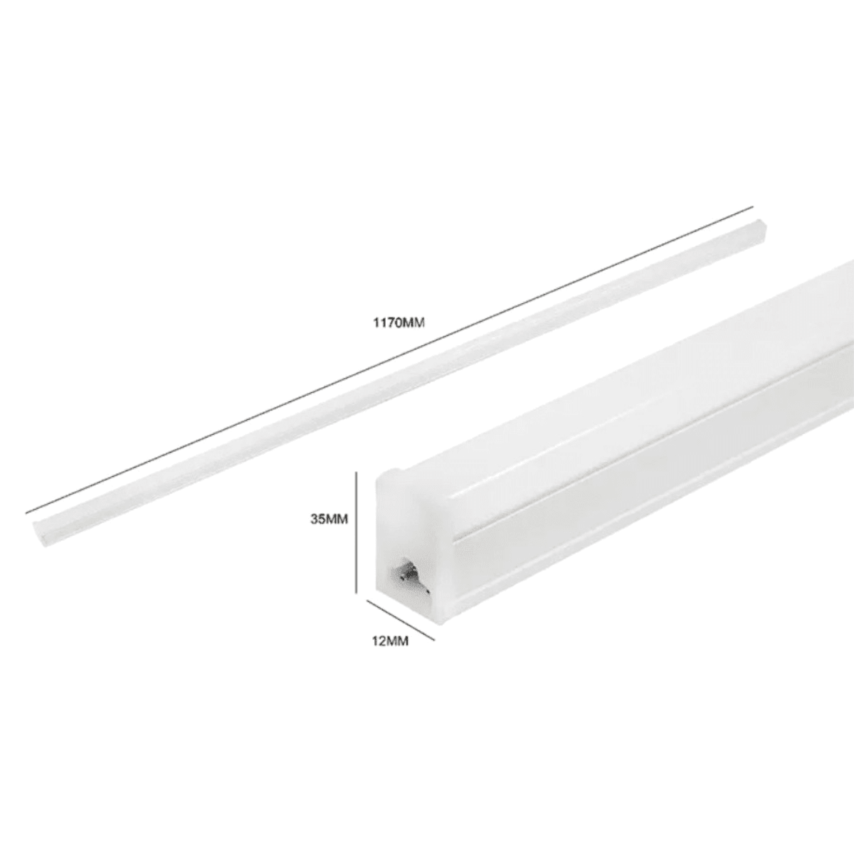 Tubo Led T5 9W 60cm  6500K Luz Fría Con Interruptor y Con base (VL-T5F60W-F)2
