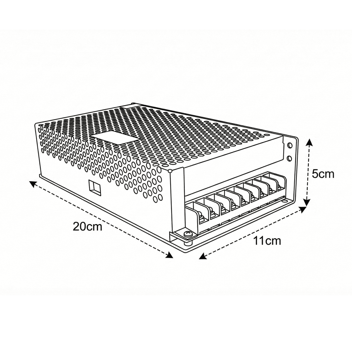 Fuente de Poder 24V 10A 250W IP202