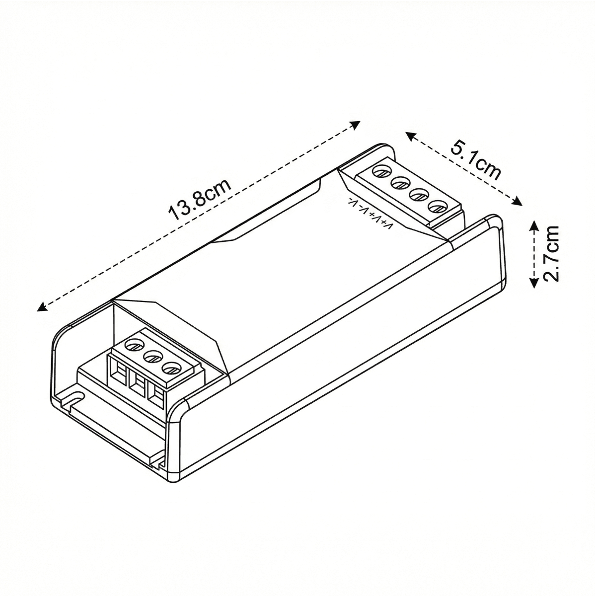 Fuente de Poder 24V 3,3A 80W HQ Compacta (138x51x27mm)(kn)3