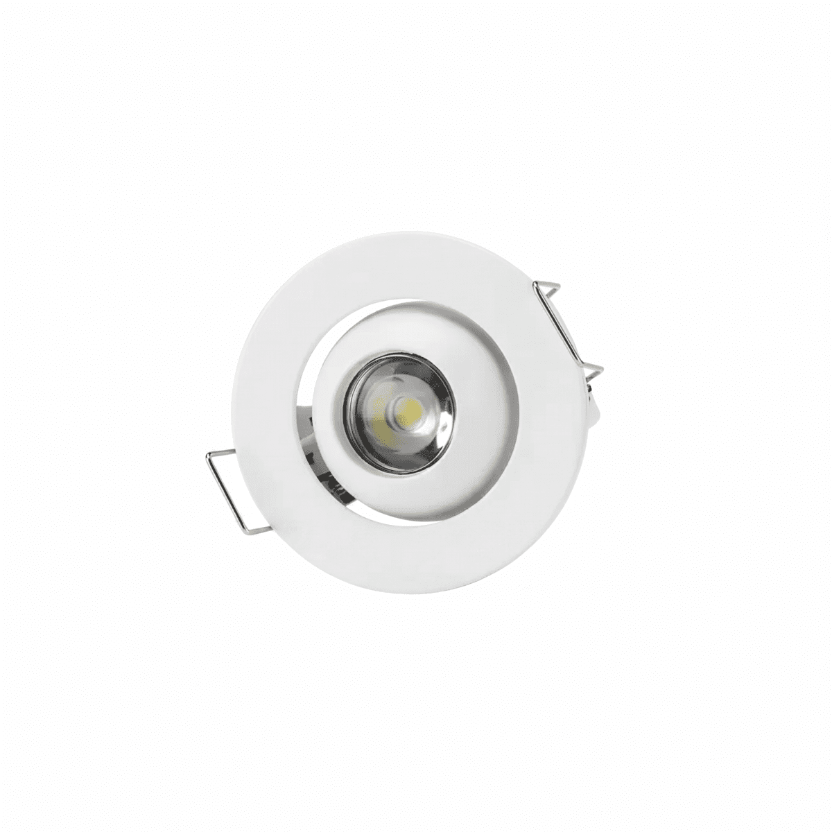 Foco Spot Mini Basculante 2W 3000K Luz Cálida Blanco1