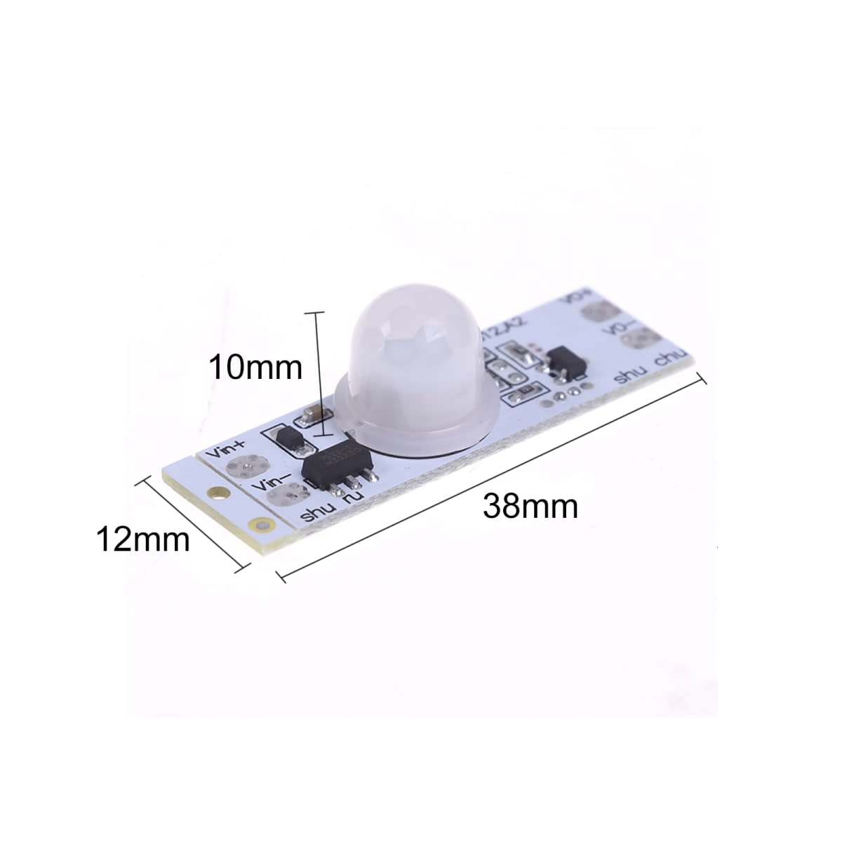 Sensor de Movimiento Presencia Placa Mini 12V (máx 25W)3
