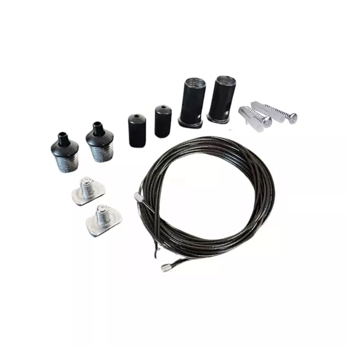 Kit 2 Piolas Suspensión 1.2mt Negro Alta Calidad1
