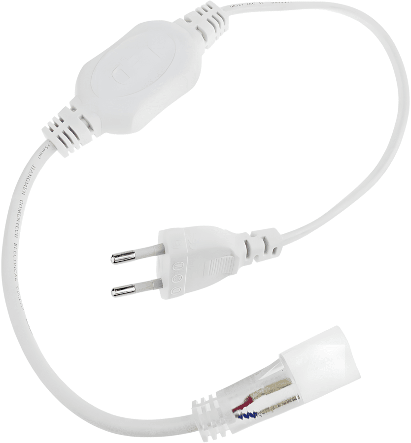 Adaptador para Cinta 220V Neón o Delgada 2Pin 6mm1