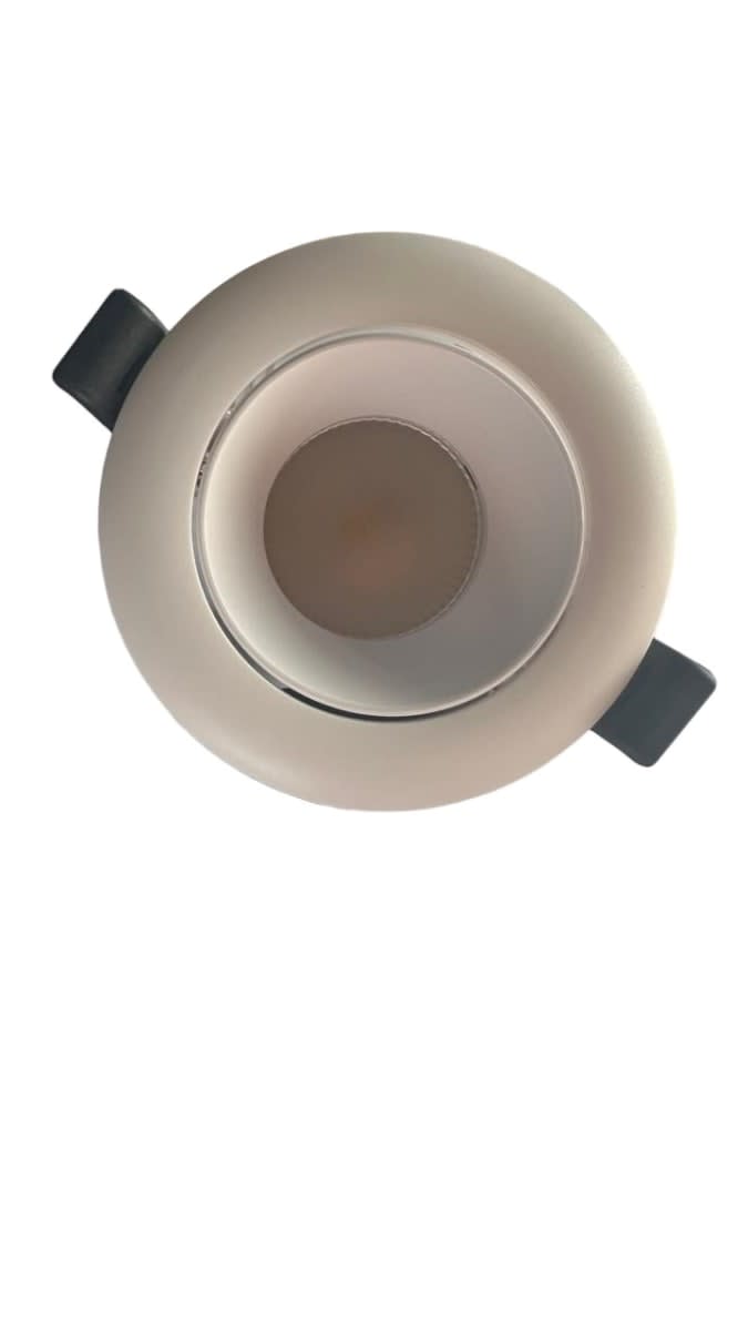 Base Foco Spot Eco Blanco Embutido Redondo 90x75x30mm (zh)3