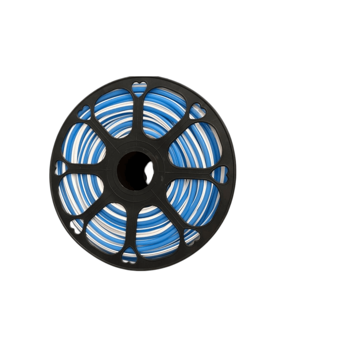 Funda Silicona Neón 2da Generación 6mm 5mt Azul1