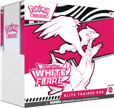 Elite Trainer Box Pokemon TCG: Escarlata y Púrpura - Llama Blanca