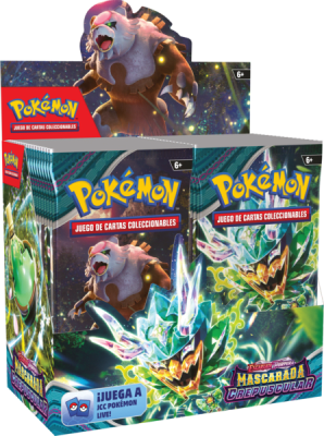 Booster Box Pokemon TCG: Escarlata y Púrpura - Mascarada Crepuscular
