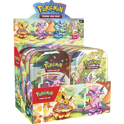 Display Mini Tin Pokemon TCG: Scarlet & Violet - Prismatic Evolution