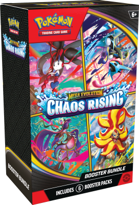 [PREVENTA] Booster Bundle Pokemon TCG: Mega Evolution - Chaos Rising