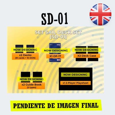 [PREVENTA] Deck One Piece TCG: Set Sail Deck SD01