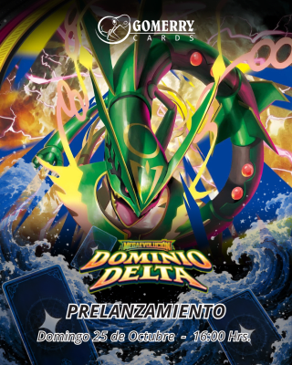 Prelanzamiento Pokémon TCG Dominio Delta