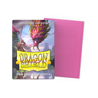 Sleeves Dragon Shield Japanese Matte Pink Diamond 