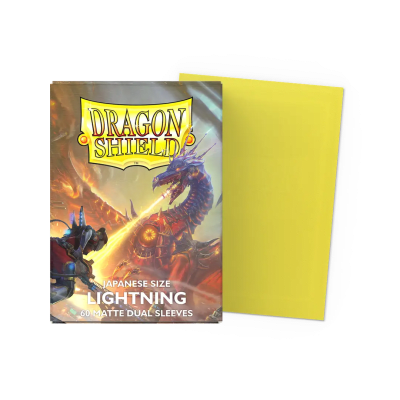 Sleeves Dragon Shield Japanese DUAL Matte Lightning