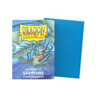 Sleeves Dragon Shield Japanese Matte Sapphire 'Turikos' 