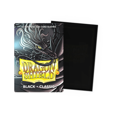 Sleeves Dragon Shield Japanese Classic Black 