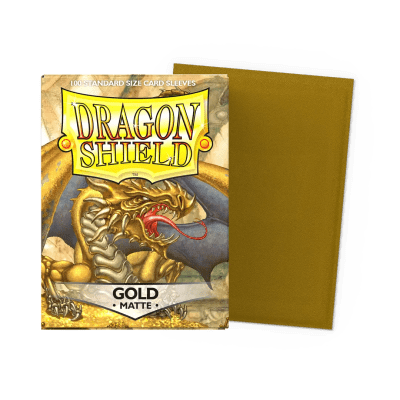 Sleeves Dragon Shield Standard Matte Gold