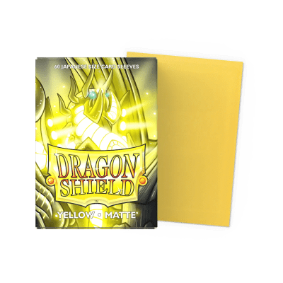 Sleeves Dragon Shield Japanese Matte Yellow 