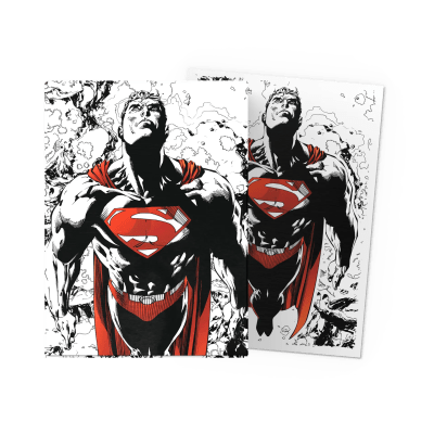 Sleeves Dragon Shield Standard DUAL Matte 'Superman Core' Red/White
