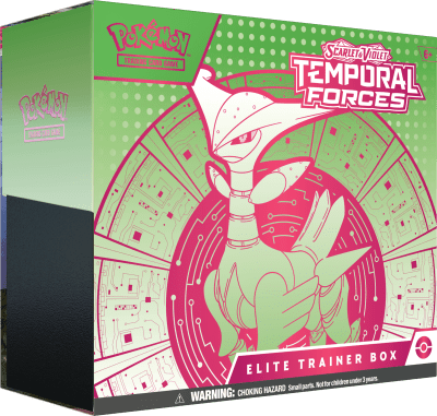 Elite Trainer Box Pokemon TCG: Scarlet & Violet - Temporal Forces - Iron Leaves 