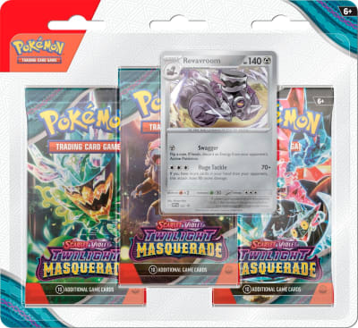 Blister 3 Pokemon TCG: Scarlet & Violet - Twilight Masquerade - Revavroom 