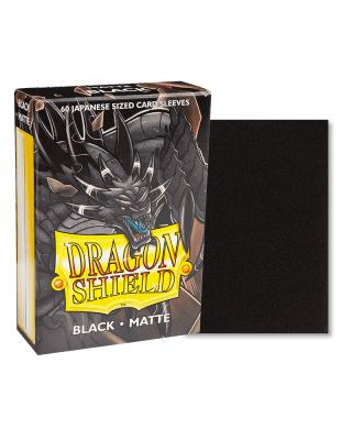 Sleeves Dragon Shield Japanese Matte Black 