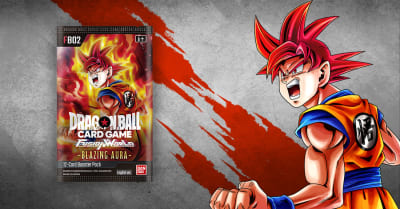 Dragon Ball Aura Blazing Fb02 Fusion Super World Booster Pack
