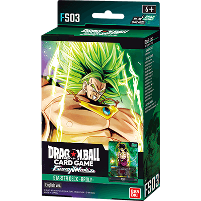 Deck Dragon Ball Super Fusion World TCG: Starter Deck Broly - FS03