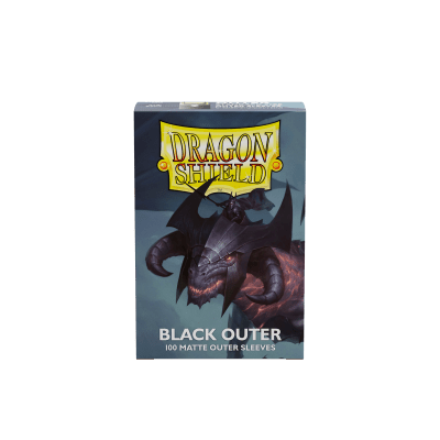 Sleeves Dragon Shield Standard Matte Outer Sleeves Black