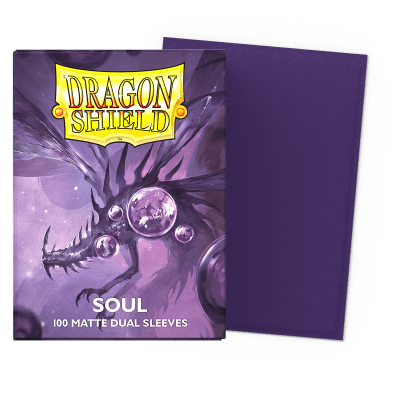Sleeves Dragon Shield Standard DUAL Matte Purple/Soul