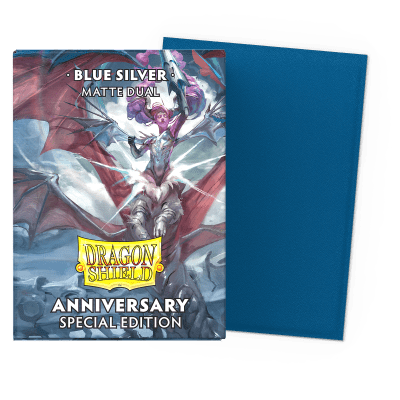 Sleeves Dragon Shield Standard DUAL Matte Blue/Silver