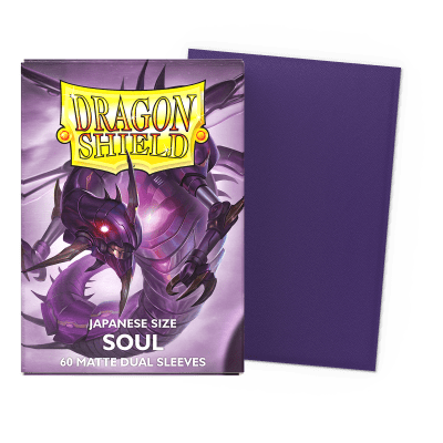 Sleeves Dragon Shield Japanese DUAL Matte Purple/Soul