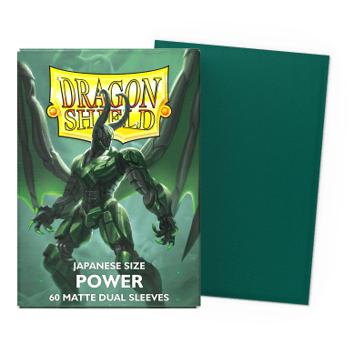 Sleeves Dragon Shield Japanese DUAL Matte Green/Power